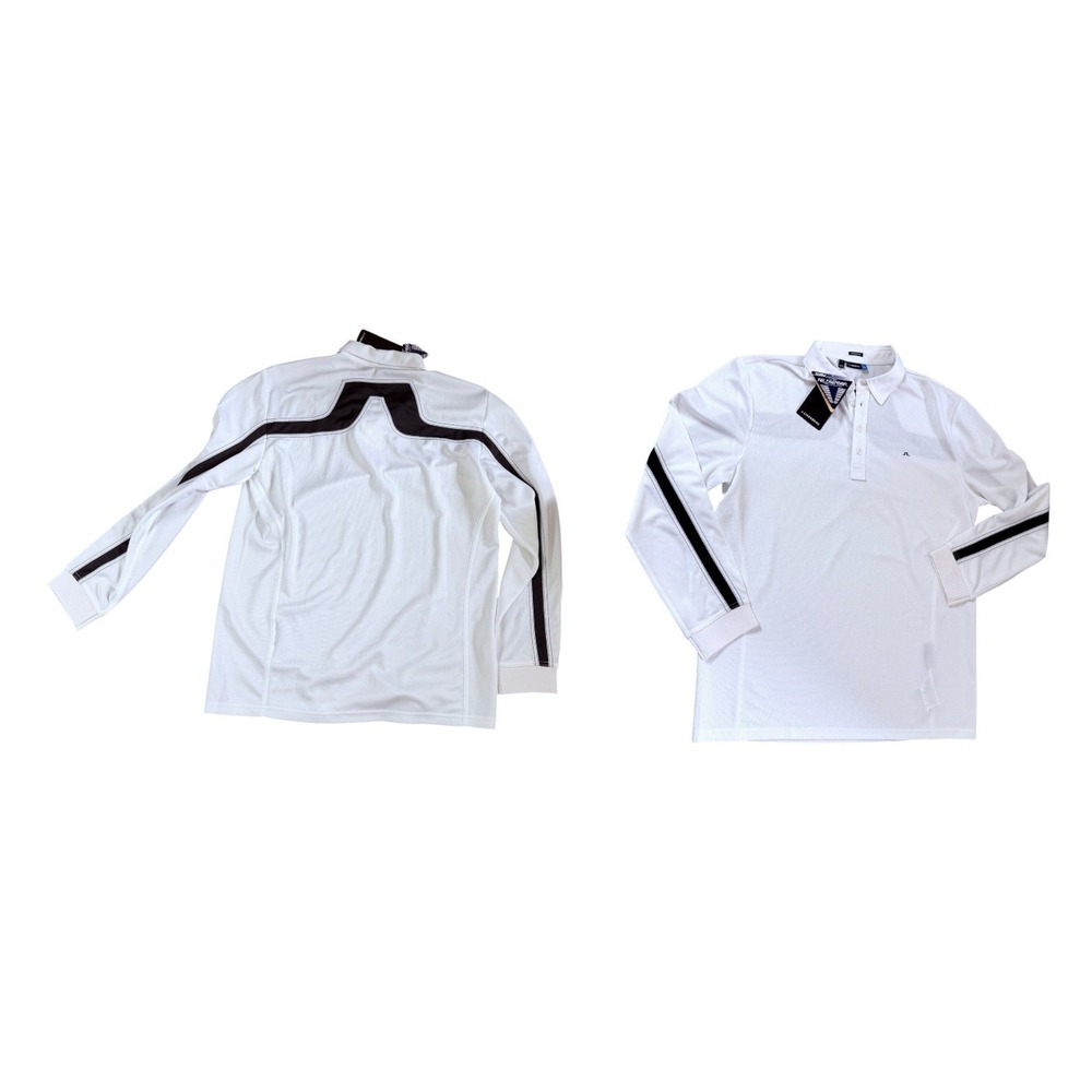 NWT J.Lindeberg Vilde Cool Wave Long Sleeve Polo Large Golf Shirt performance